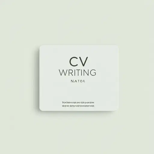 High quality professional resume document on a desk